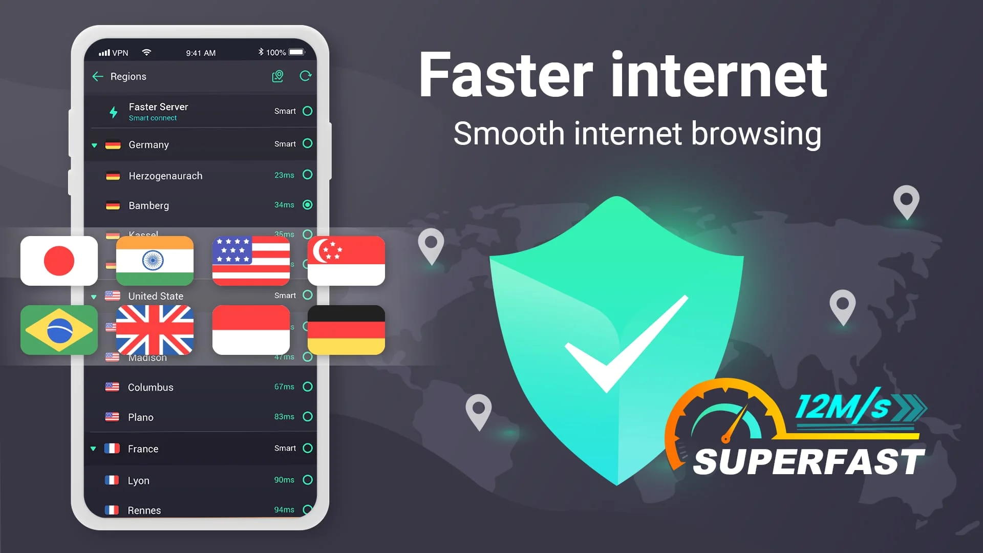 Touch VPN - Stable &Security Screenshot 1