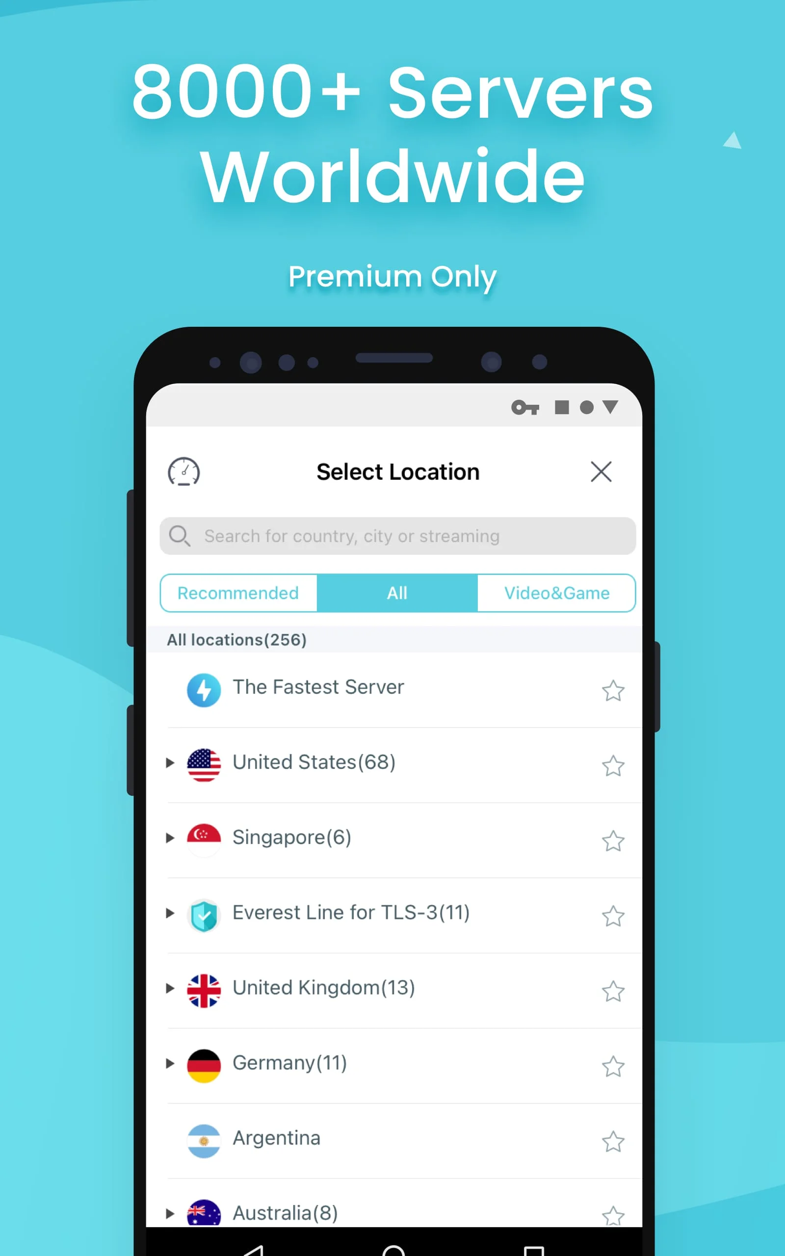 X-VPN - Private Browser VPN Screenshot 2