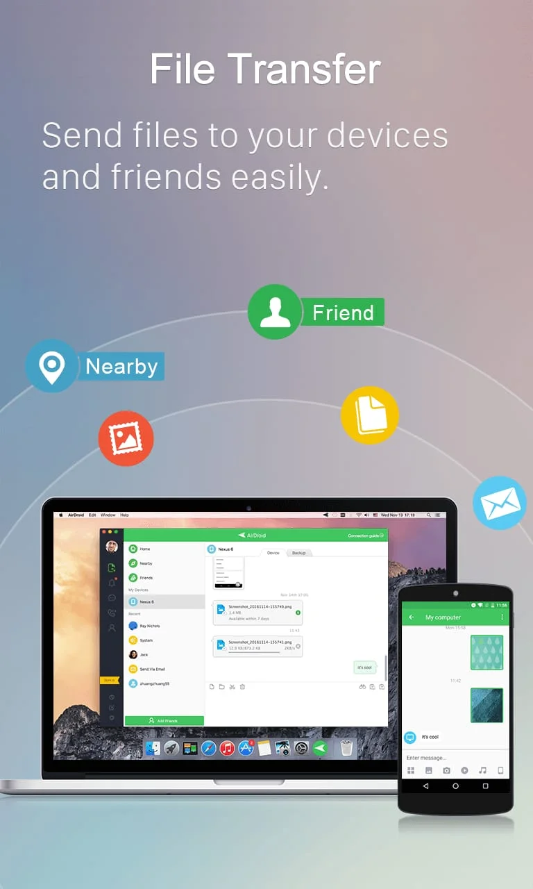 AirDroid: File & Remote Access Screenshot 1