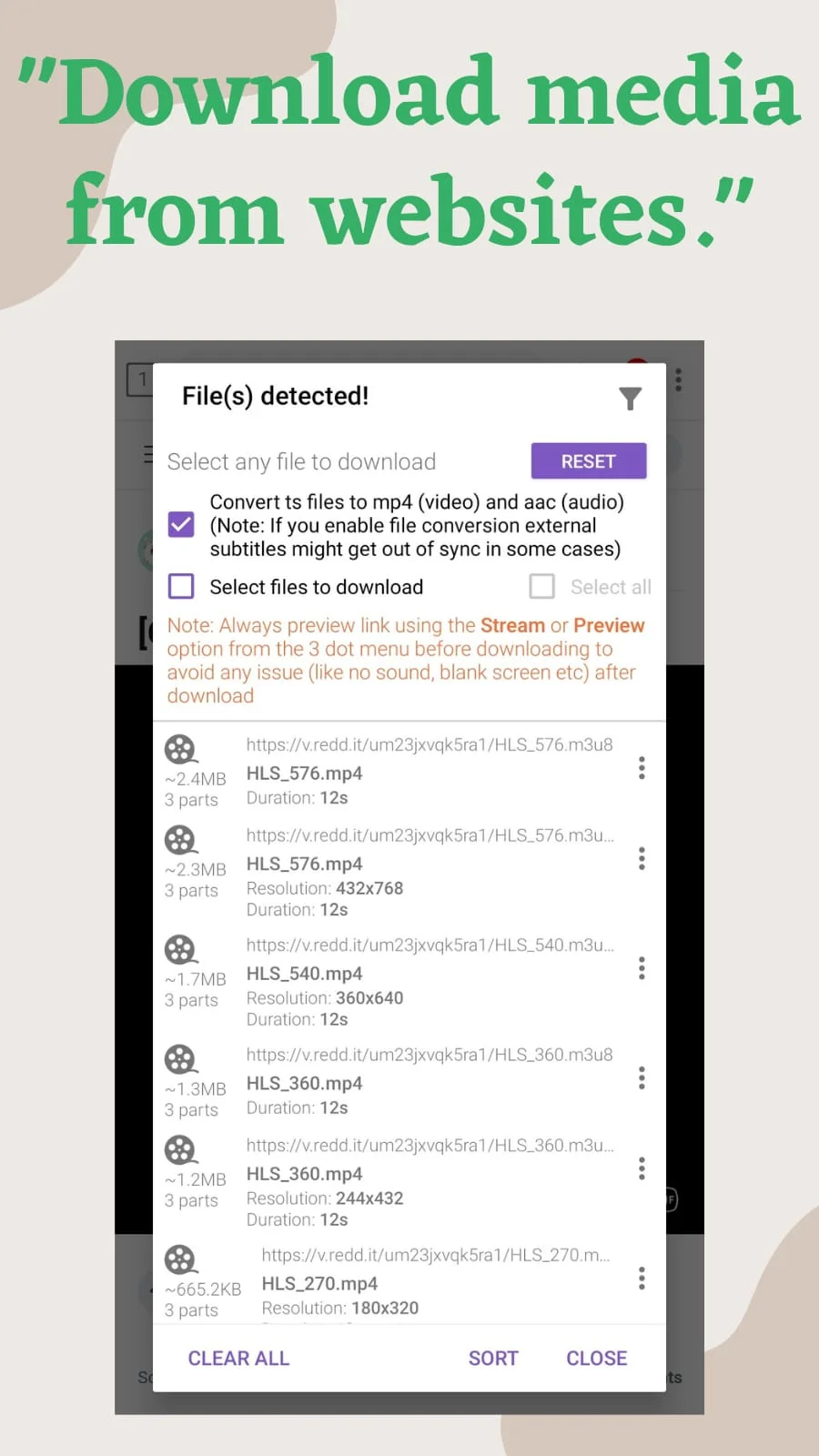 1DM: Browser & Video Download Screenshot 4