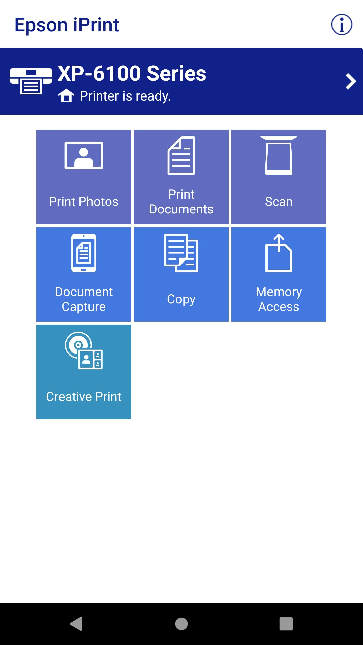Epson iPrint Screenshot 1