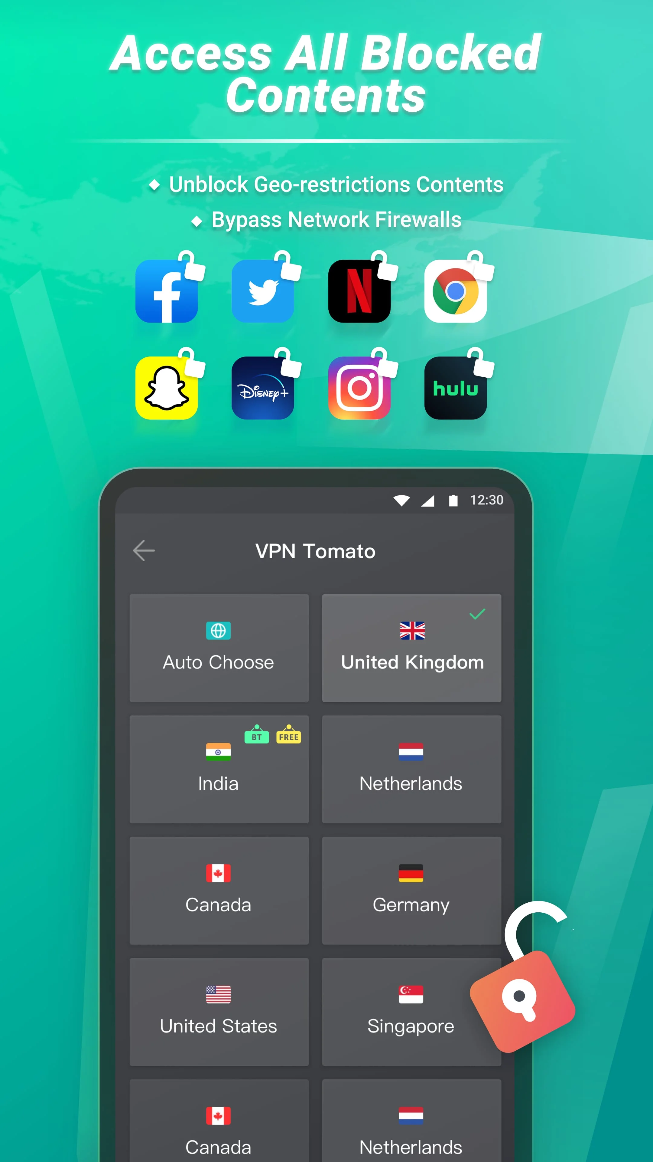 Tomato VPN | VPN Proxy Screenshot 4