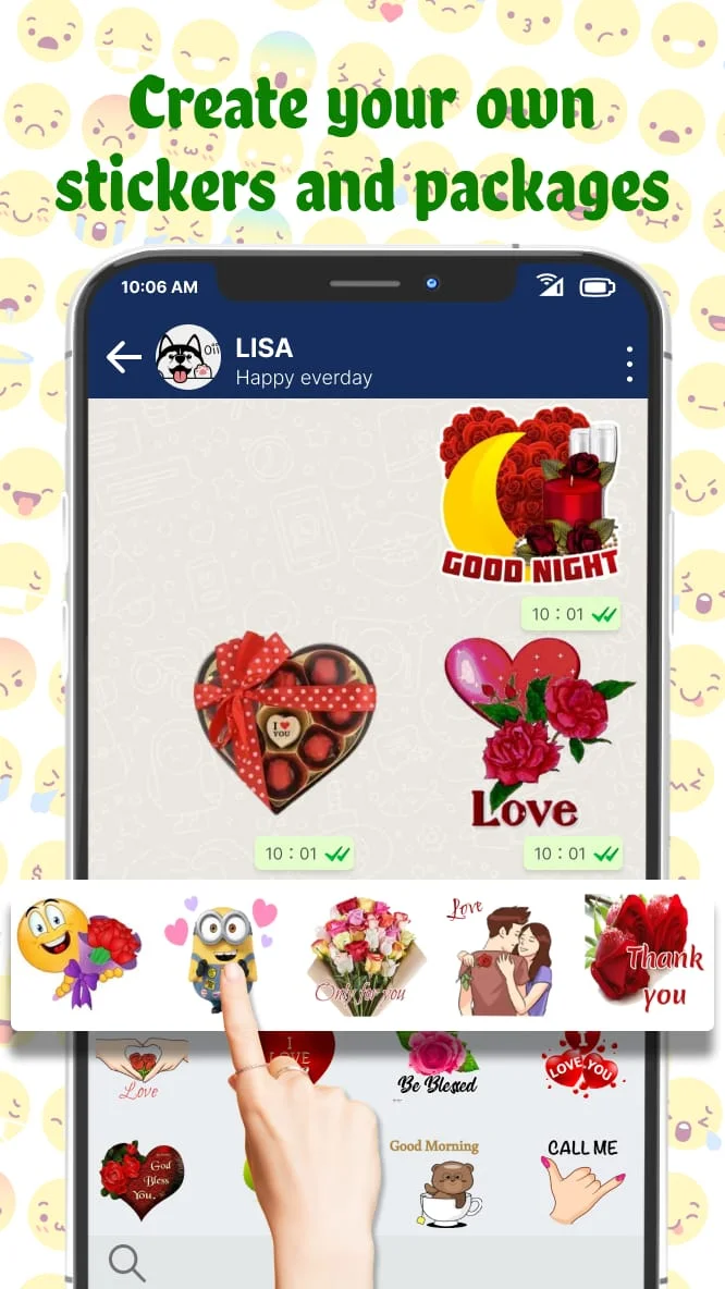TextSticker for WAStickerApps Screenshot 1