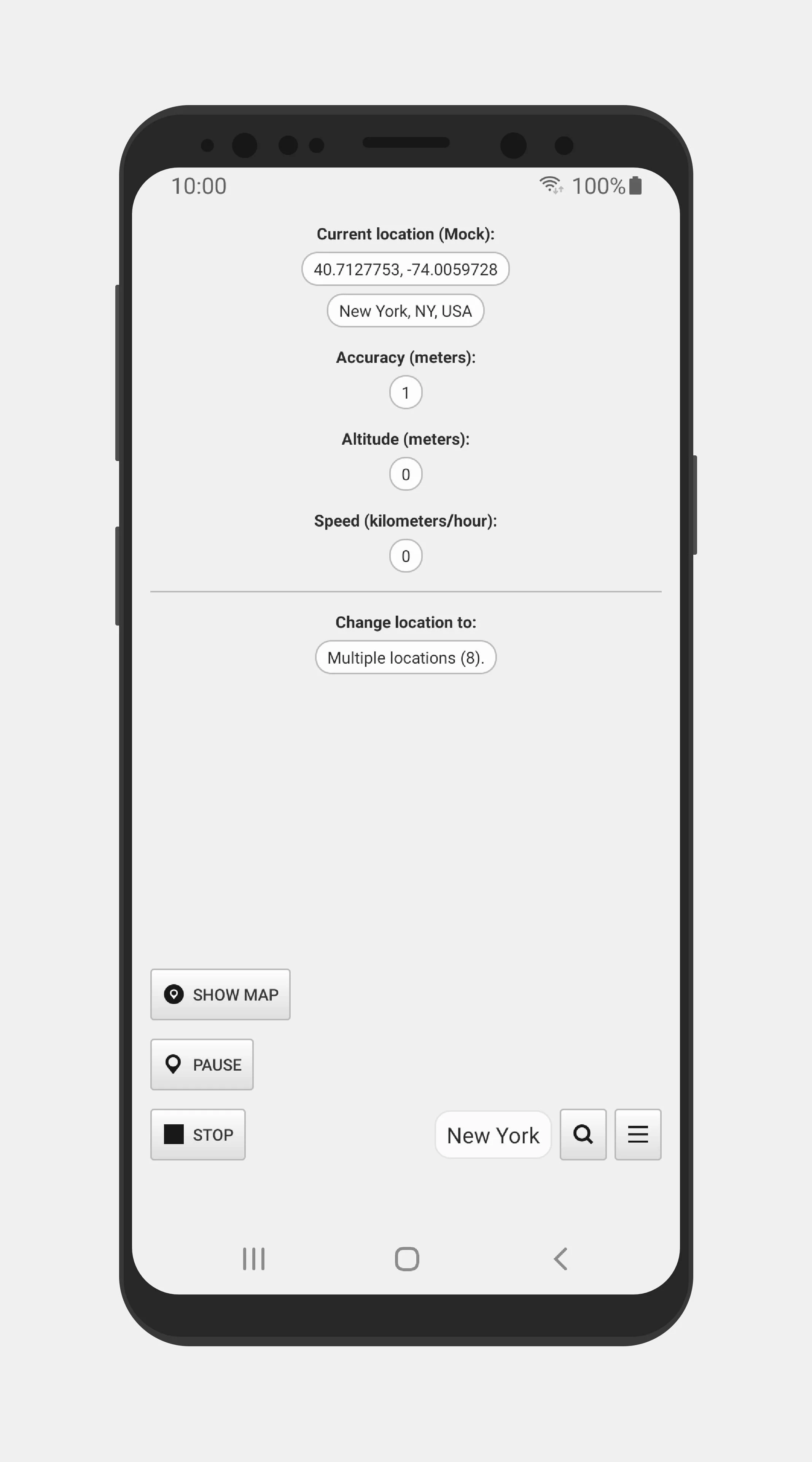 Location Changer - Fake GPS Screenshot 2