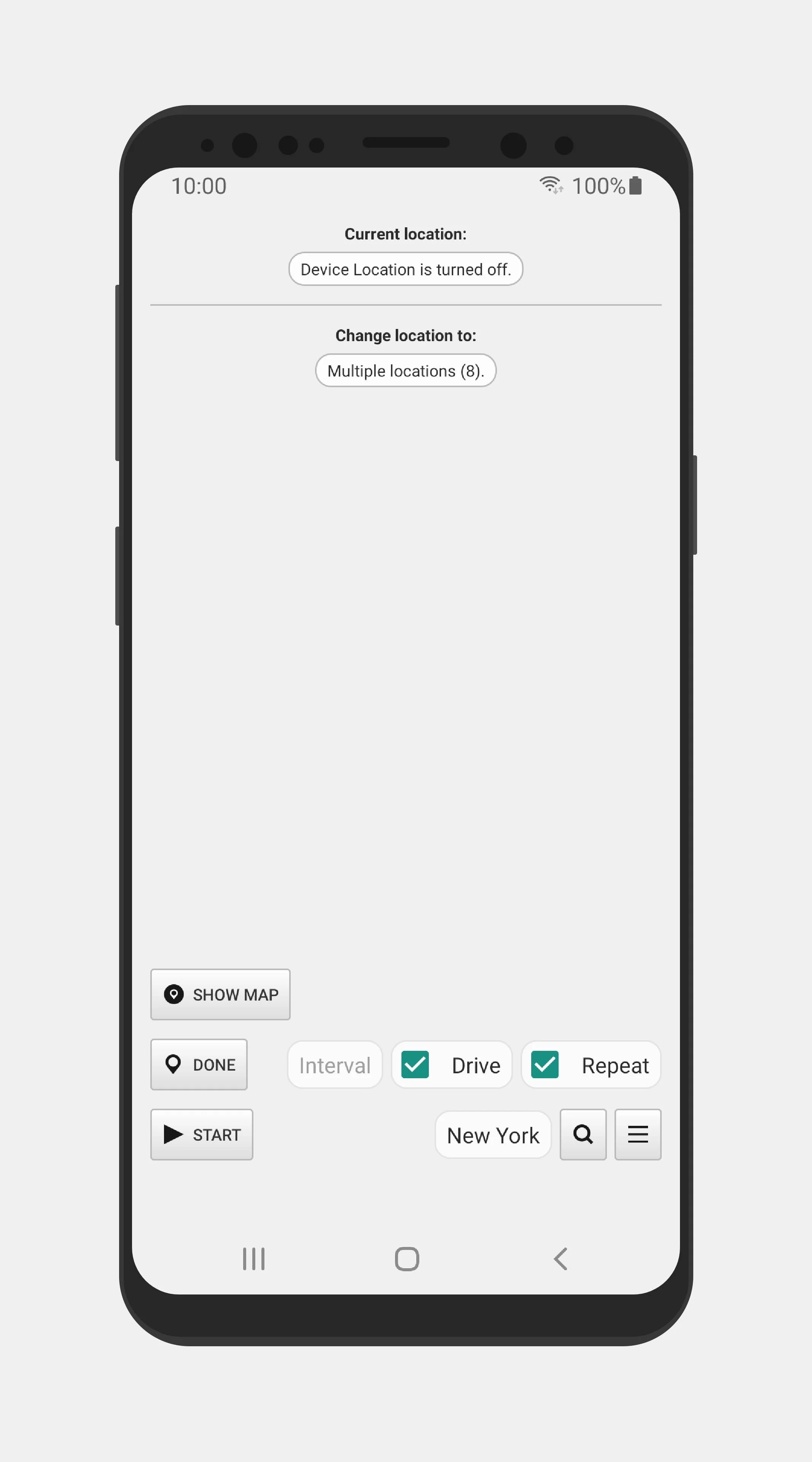 Location Changer - Fake GPS Screenshot 3