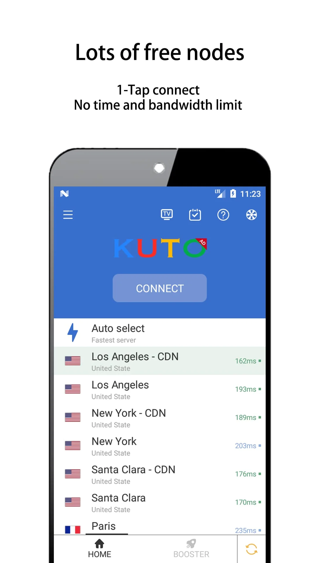 KUTO VPN - A fast, secure VPN Screenshot 1
