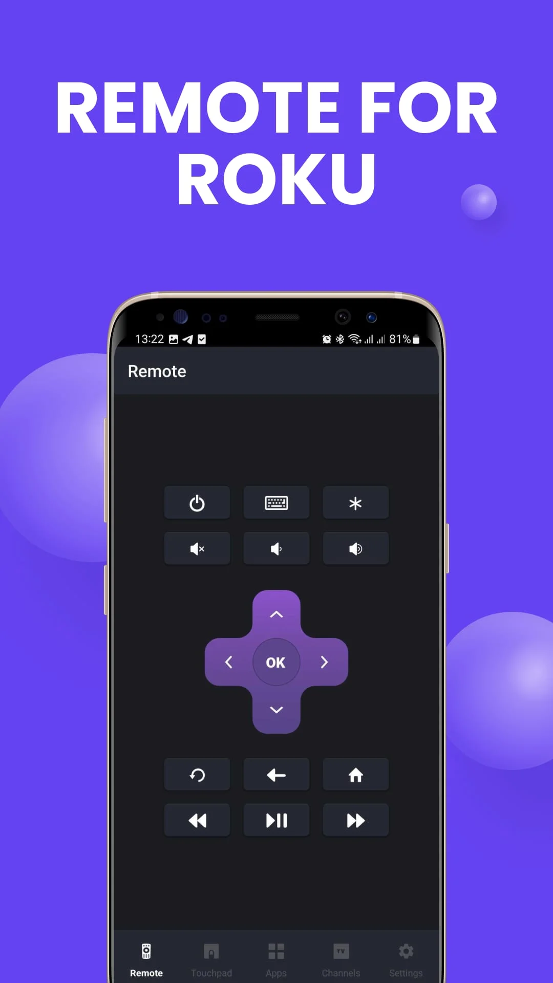 Remote Control for Roku Screenshot 1