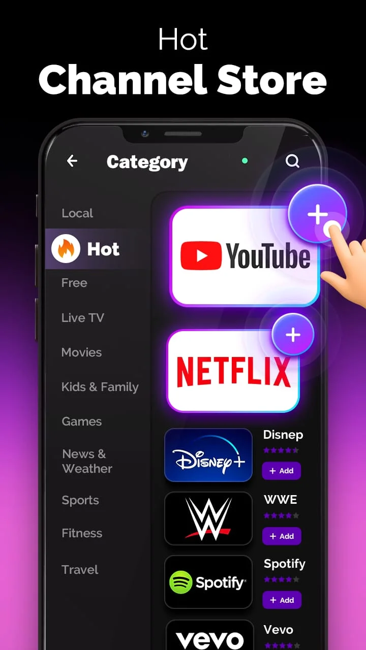 TV remote control for Roku Screenshot 2
