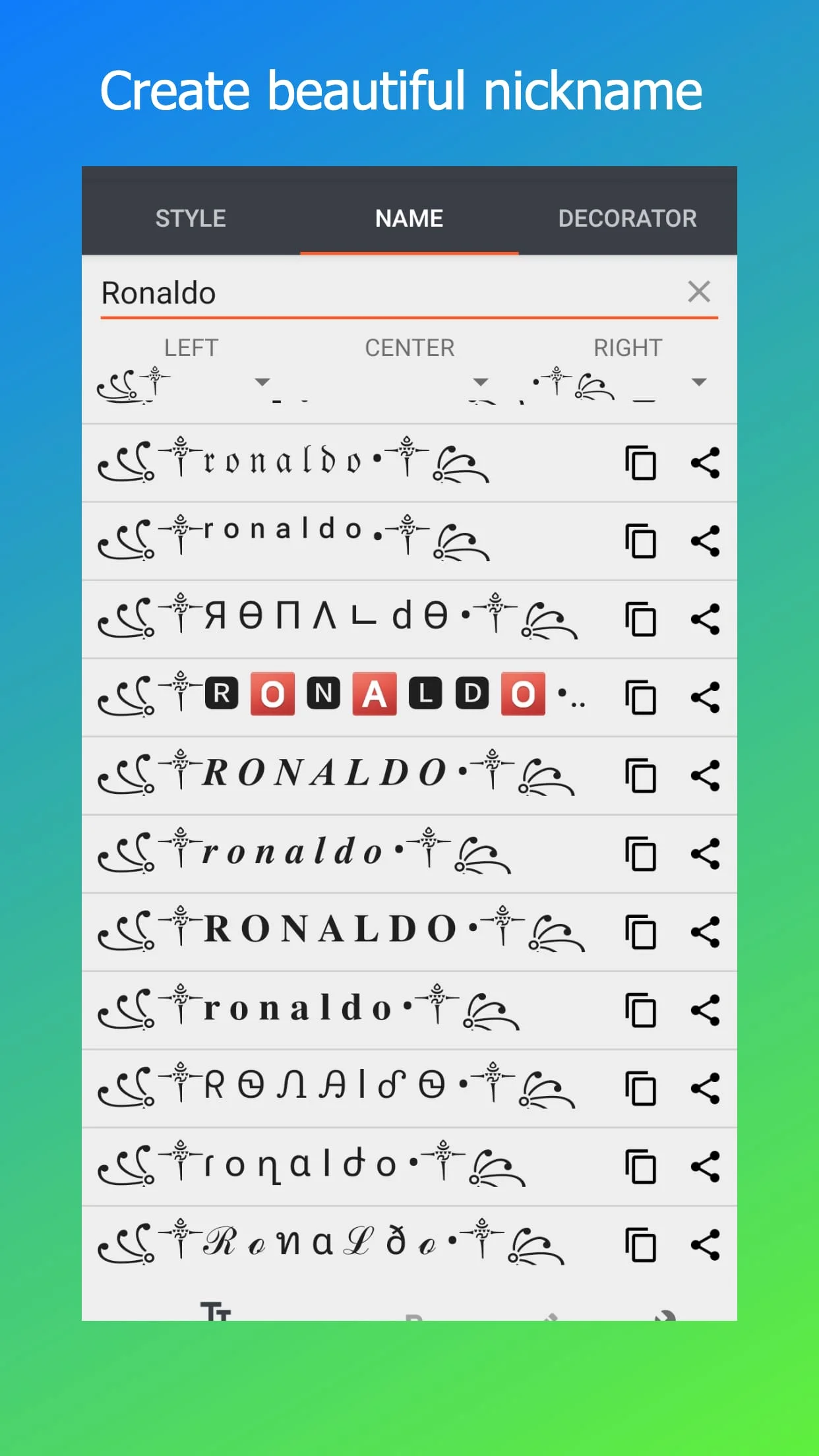 Stylish Text Screenshot 2