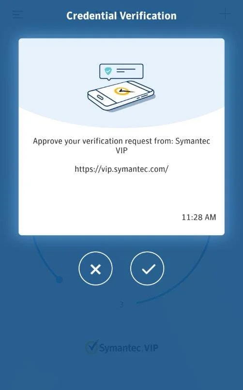 VIP Access Screenshot 2