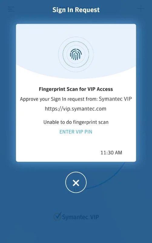 VIP Access Screenshot 3