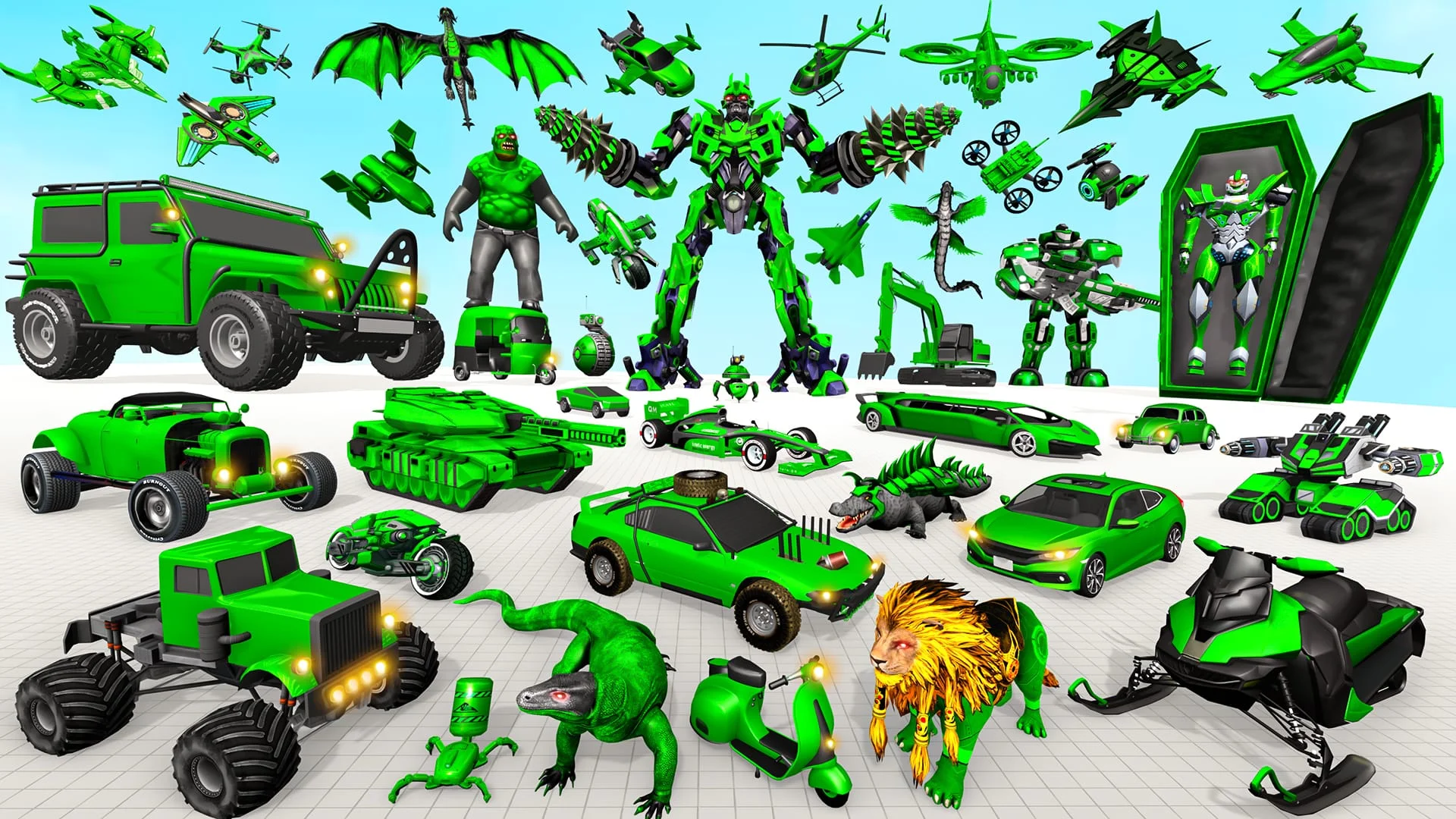 Air Robot Game - Flying Robot Screenshot 2