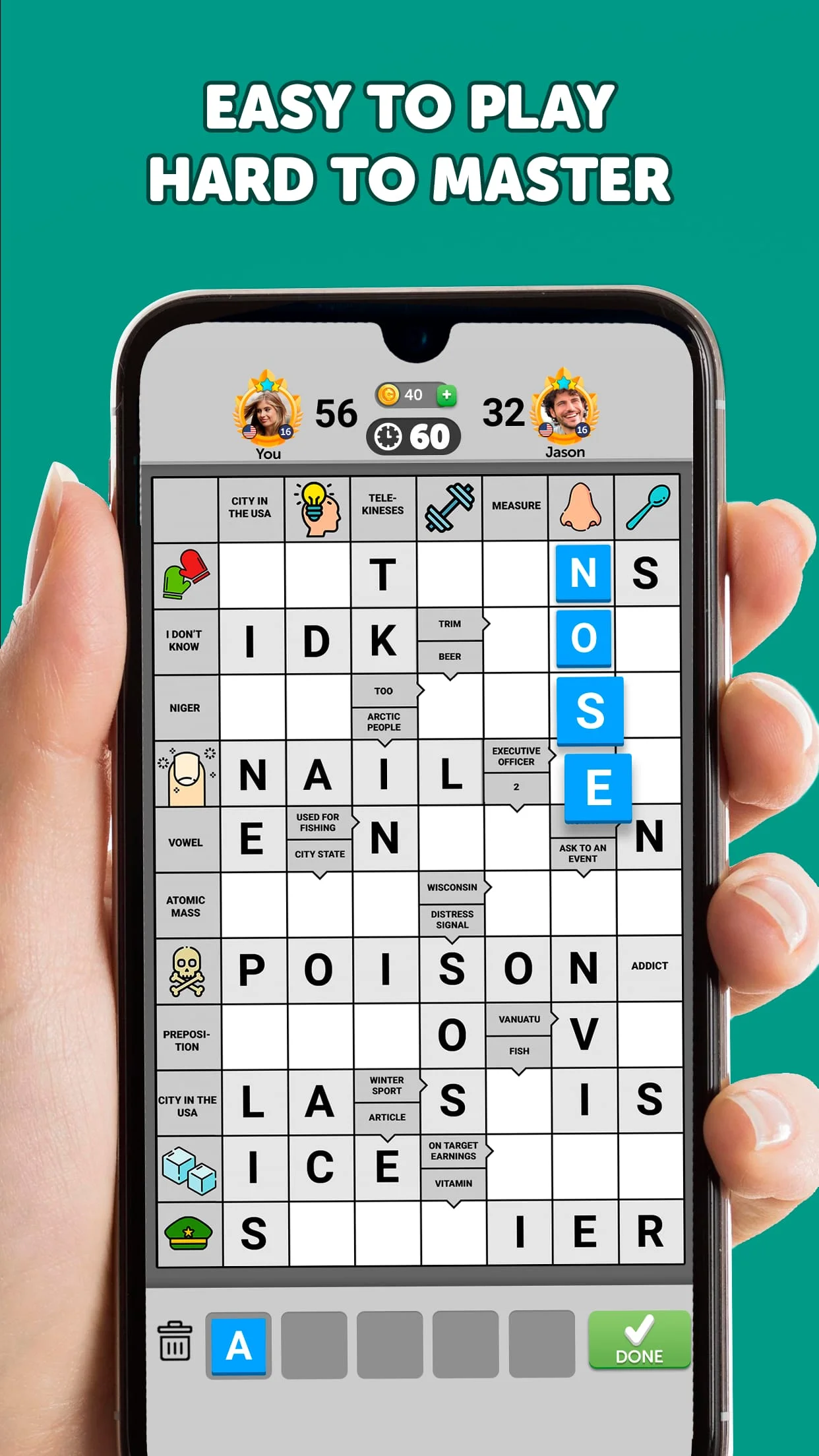 Wordgrams - Crossword & Puzzle Screenshot 2