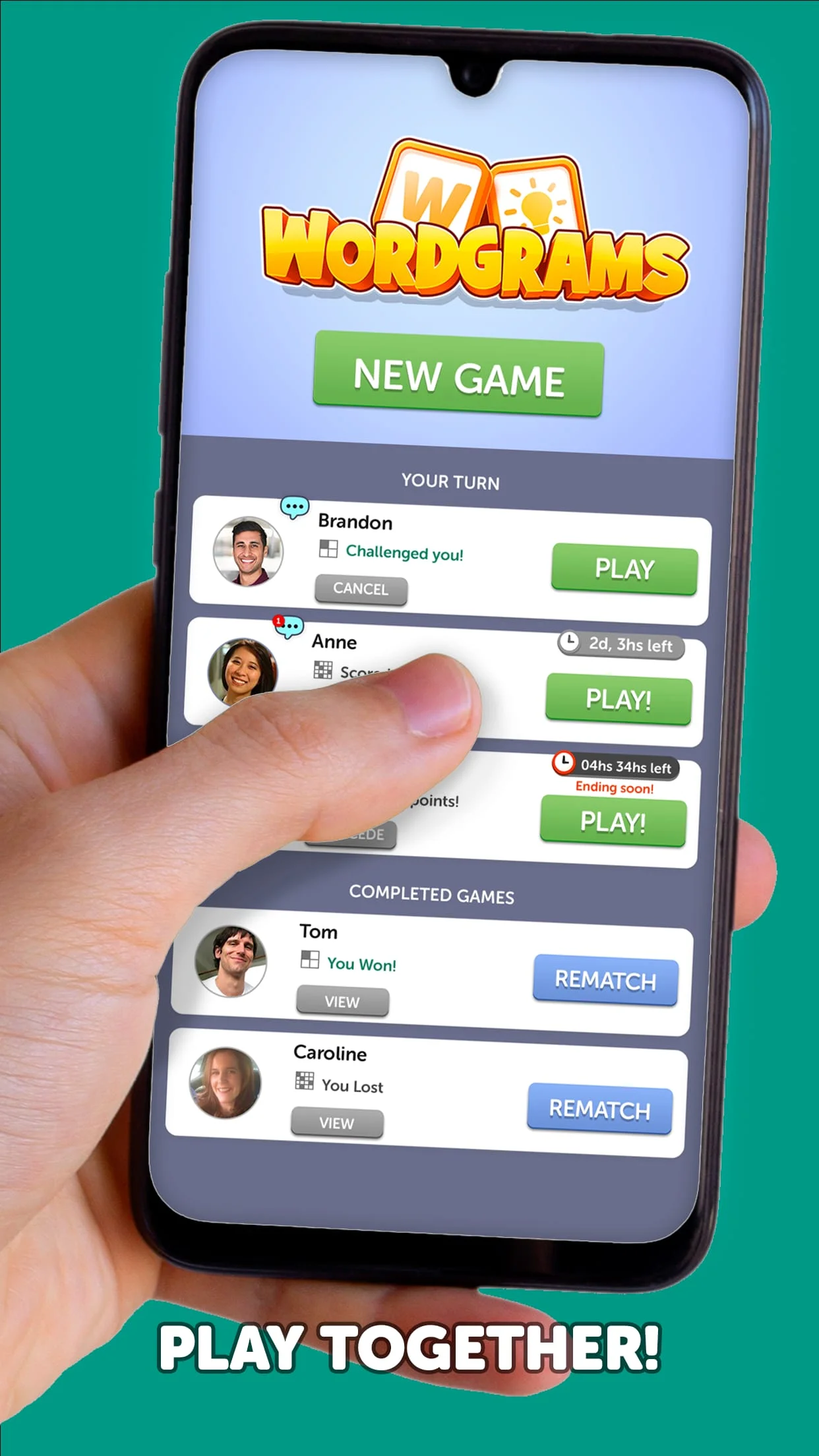 Wordgrams - Crossword & Puzzle Screenshot 3