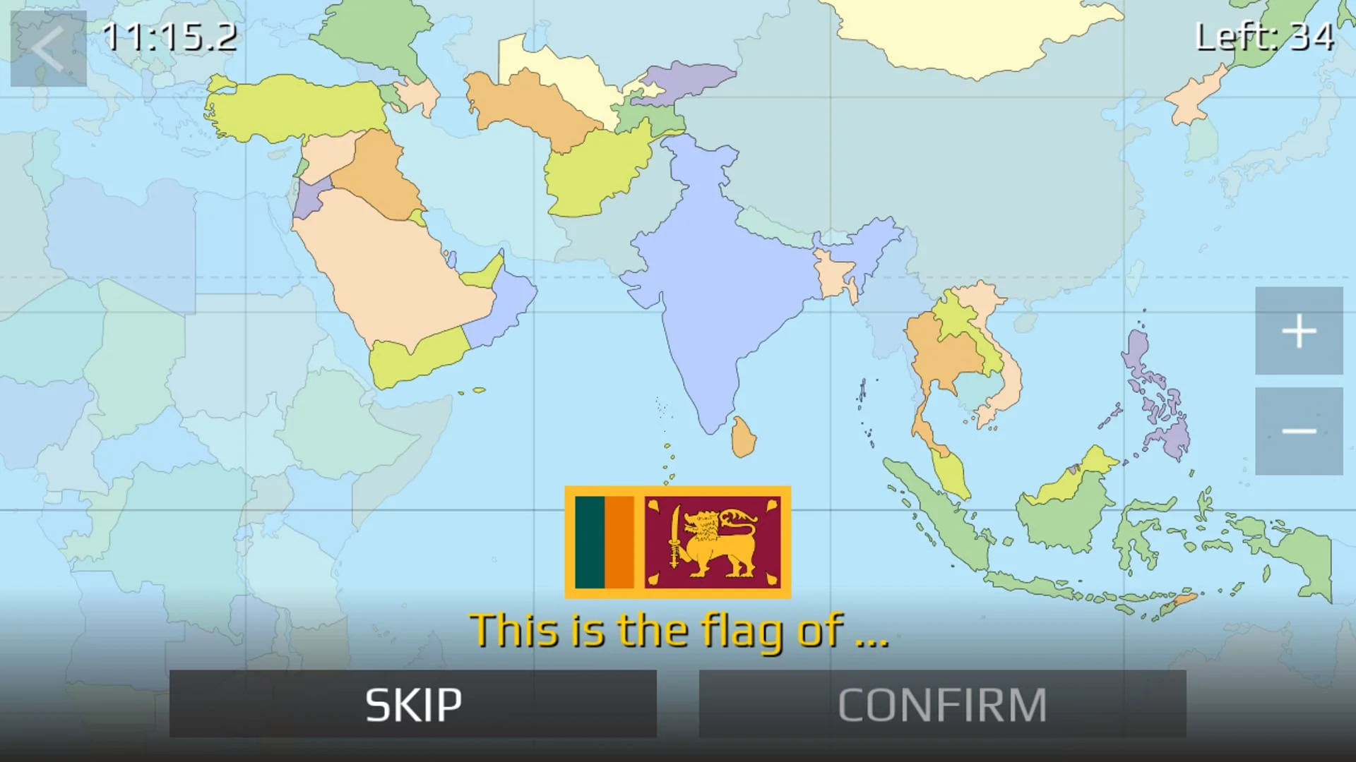 World Map Quiz Screenshot 2