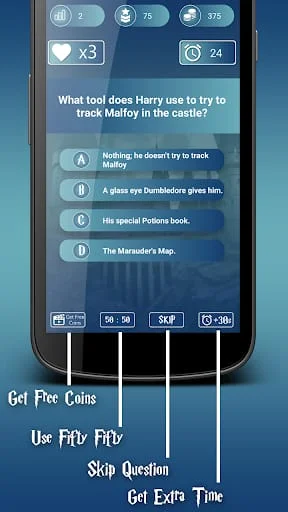 Harry : The Wizard Quiz Game Screenshot 3