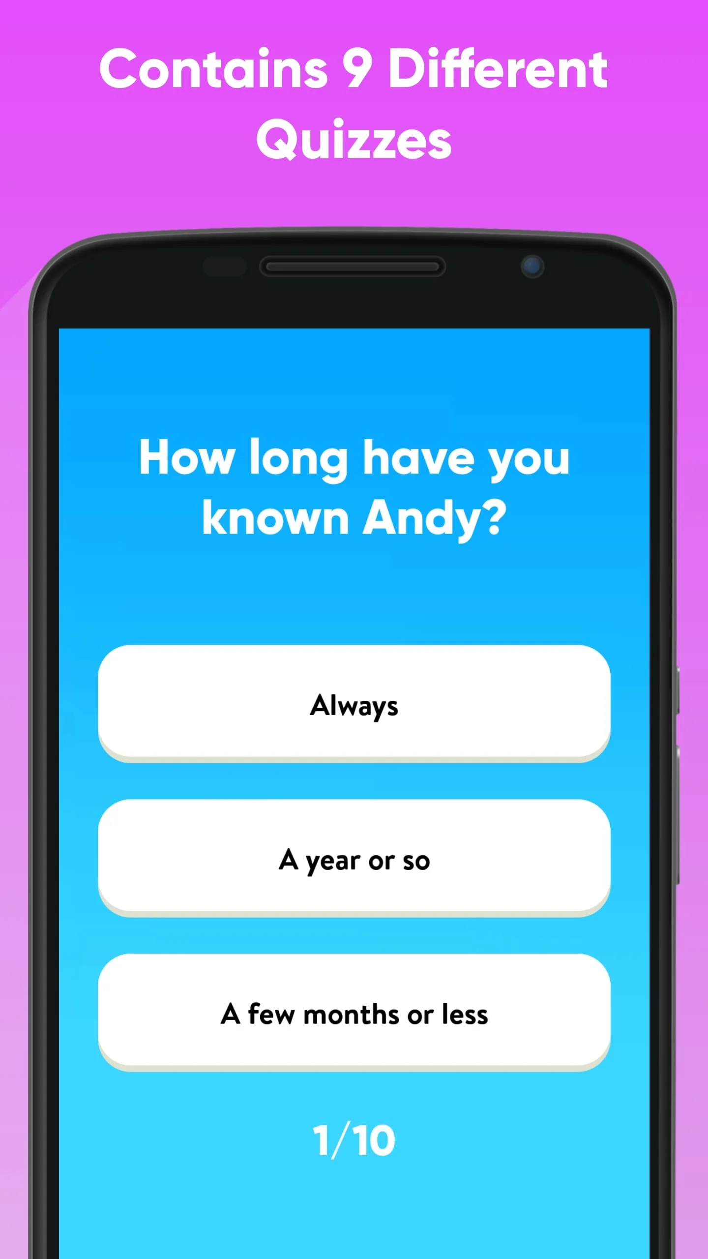 BFF Friendship Test Screenshot 2