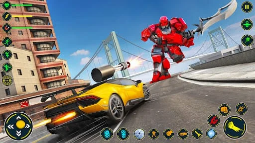 Dolphin Robot Transform Wars Screenshot 2