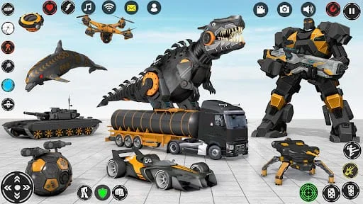 Dolphin Robot Transform Wars Screenshot 4
