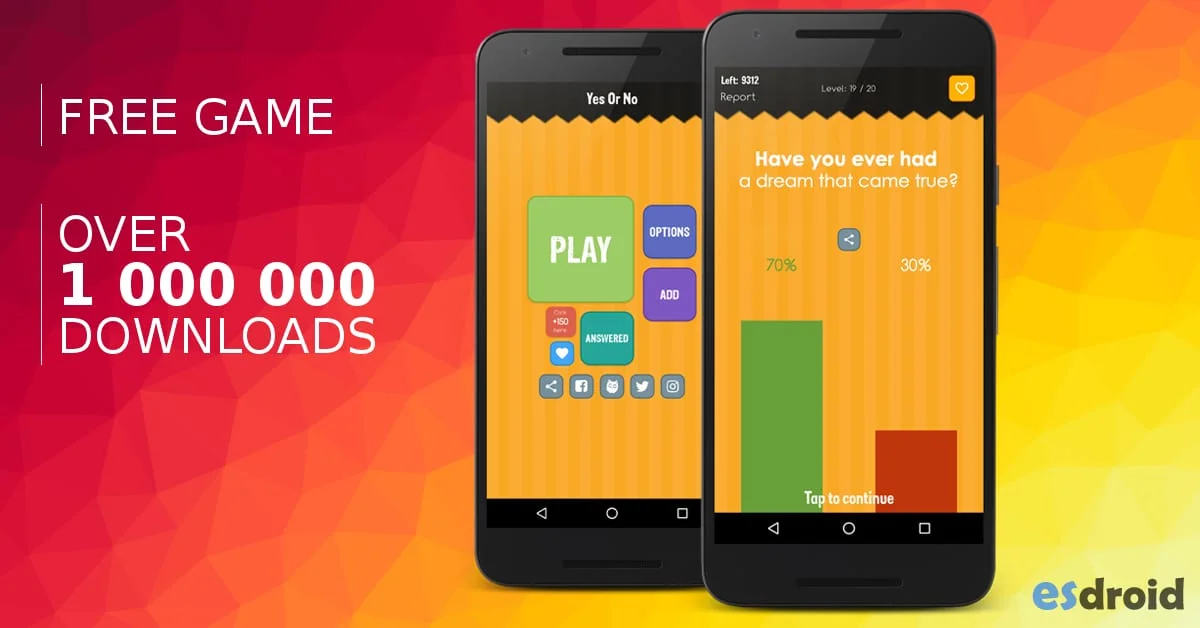 Yes Or No - fun Q&A when bored Screenshot 1