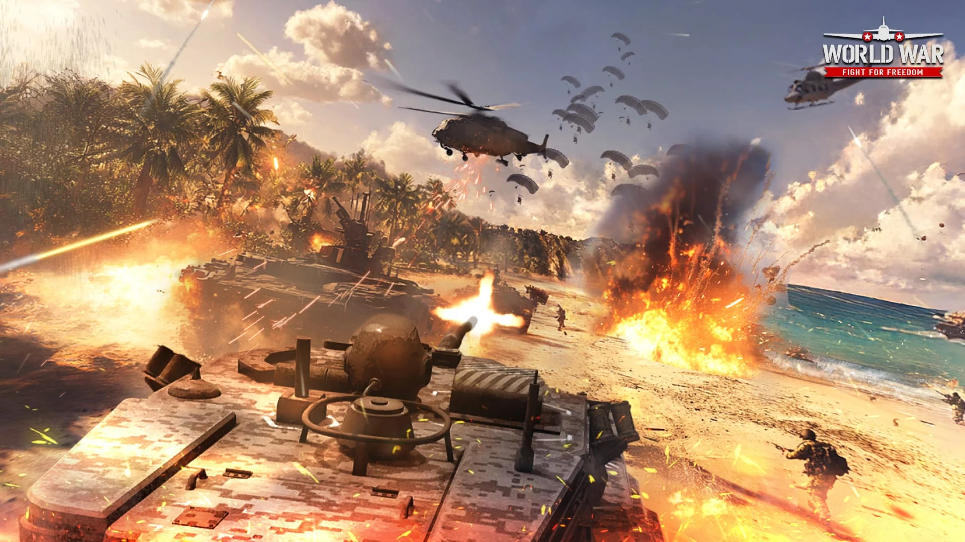 World War: Army Battle FPS 3D Screenshot 3