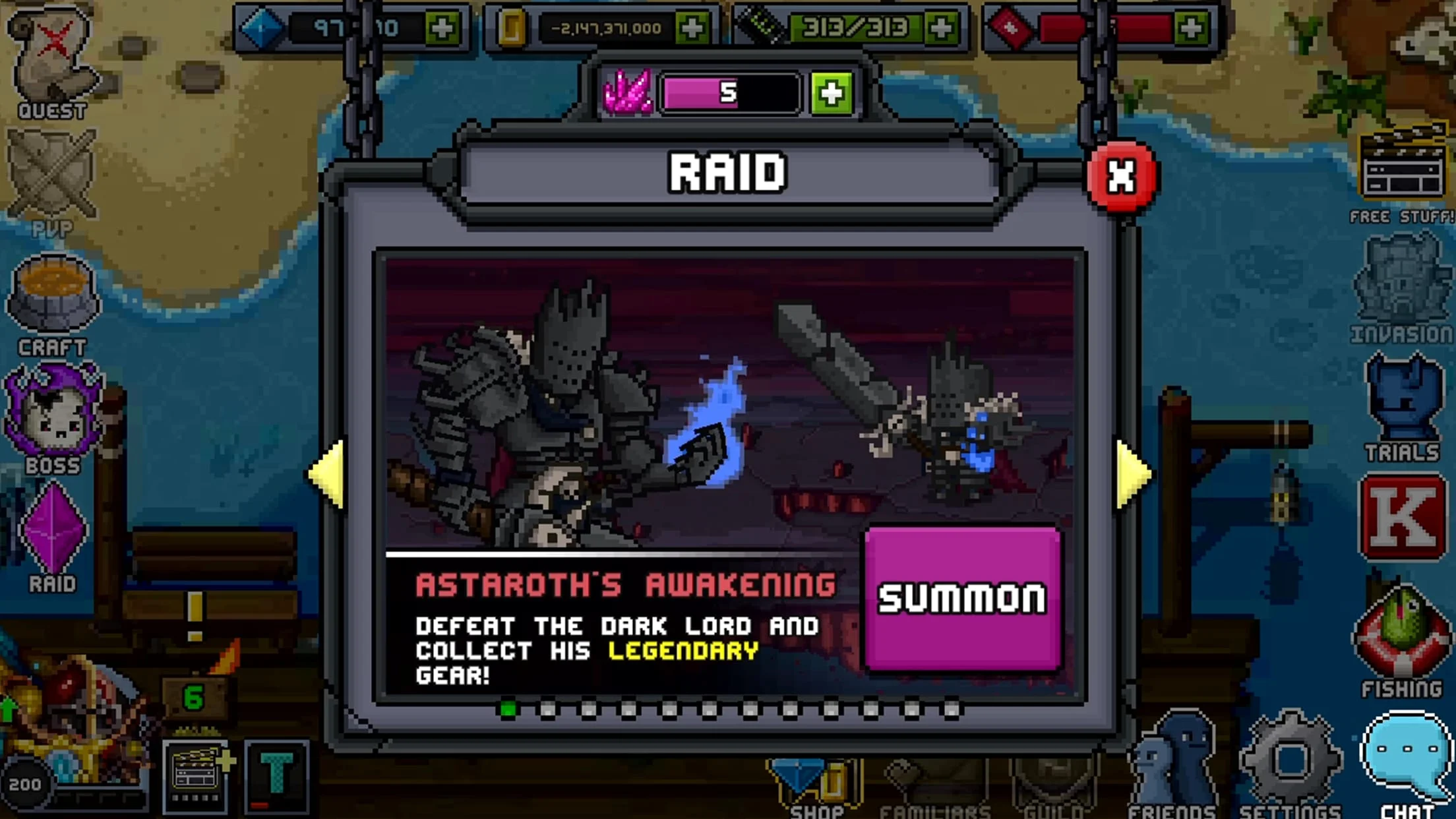 Bit Heroes Quest: Pixel RPG Screenshot 2