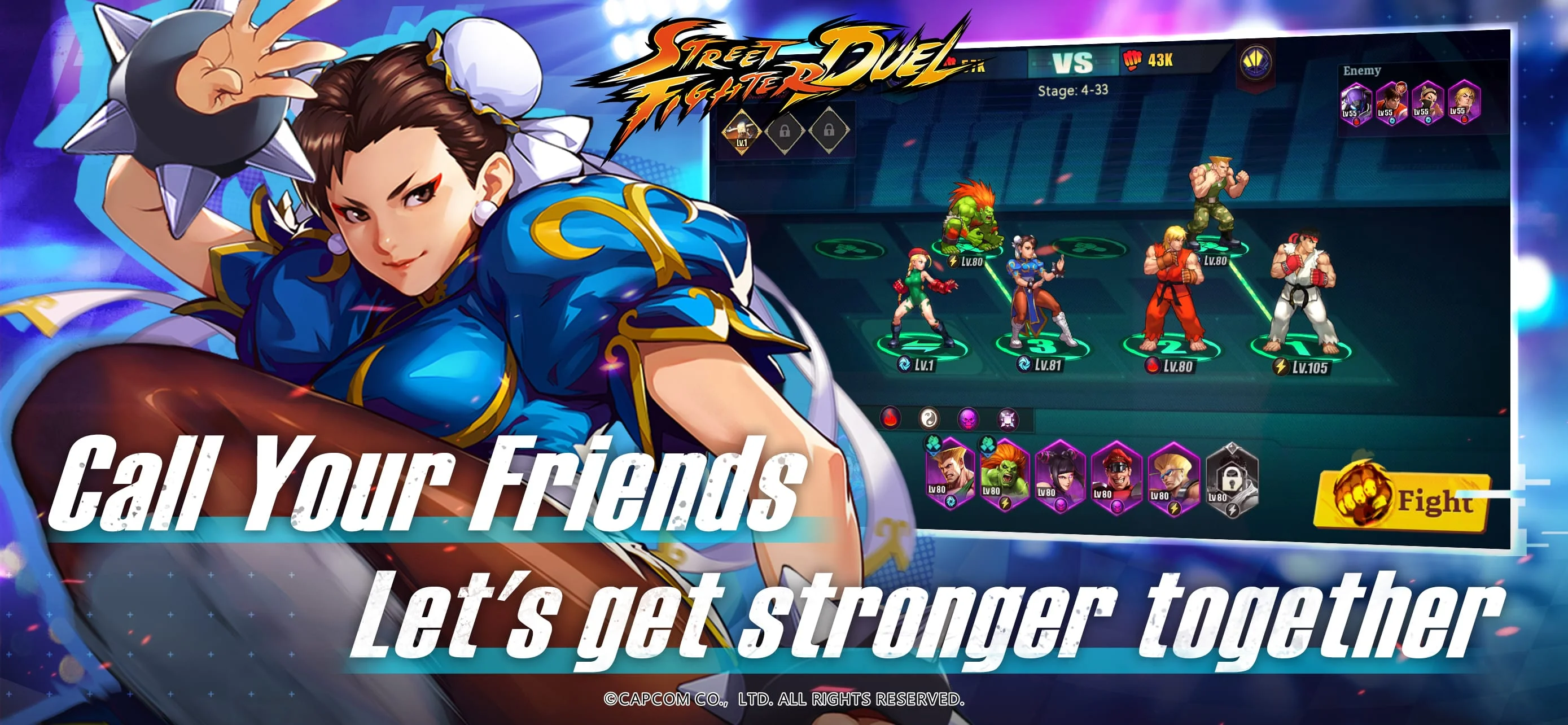 Street Fighter Duel - Idle RPG Screenshot 3