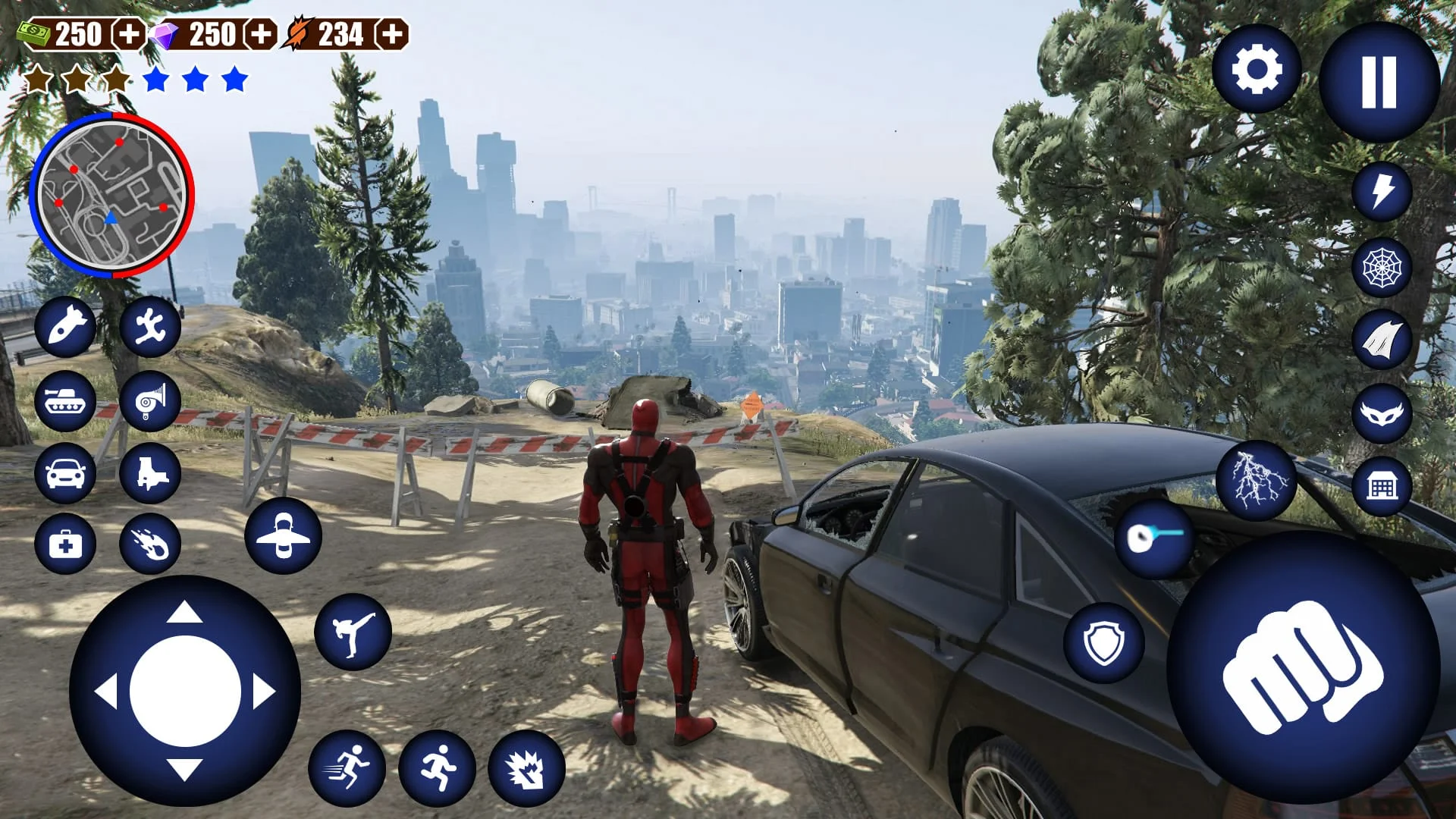 Miami Rope Hero Spider Game 2 Screenshot 3