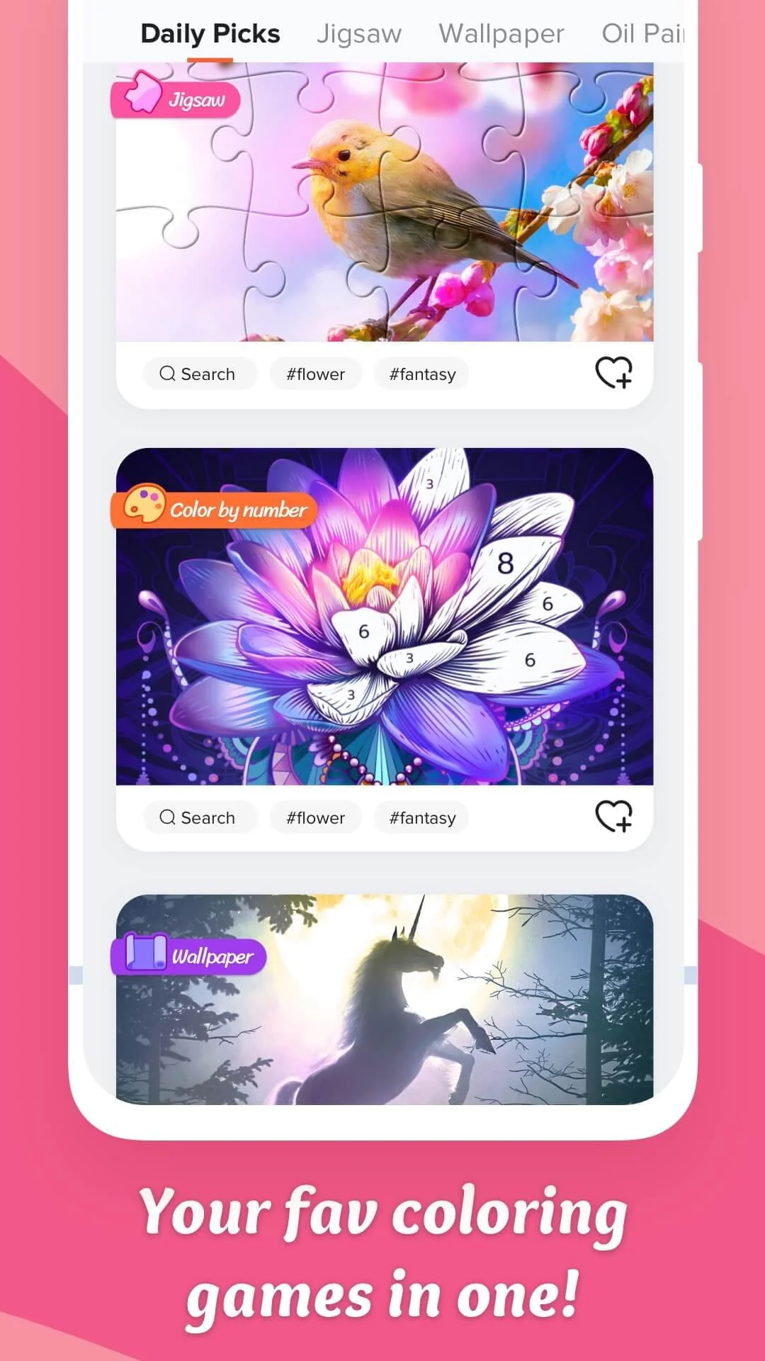 Coloring Game: Paint by Number Screenshot 1